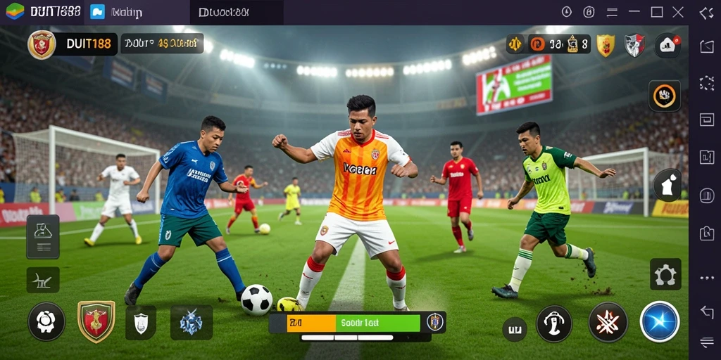 Screenshot utama DUIT188 menampilkan aksi permainan olahraga yang mendebarkan.