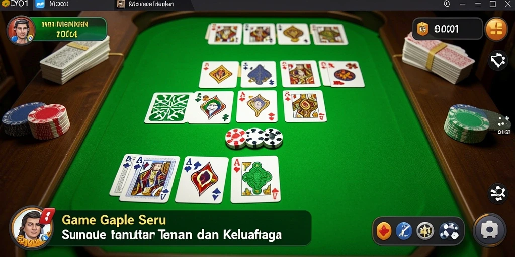 Screenshot gameplay DYO1 yang seru dan interaktif.