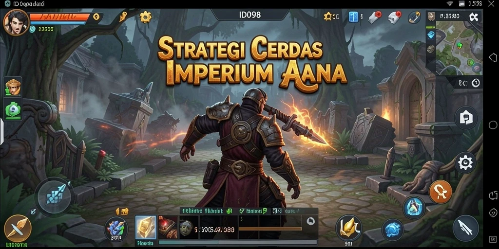 Gameplay menegangkan di ID098 dengan strategi dan pertempuran yang intens.