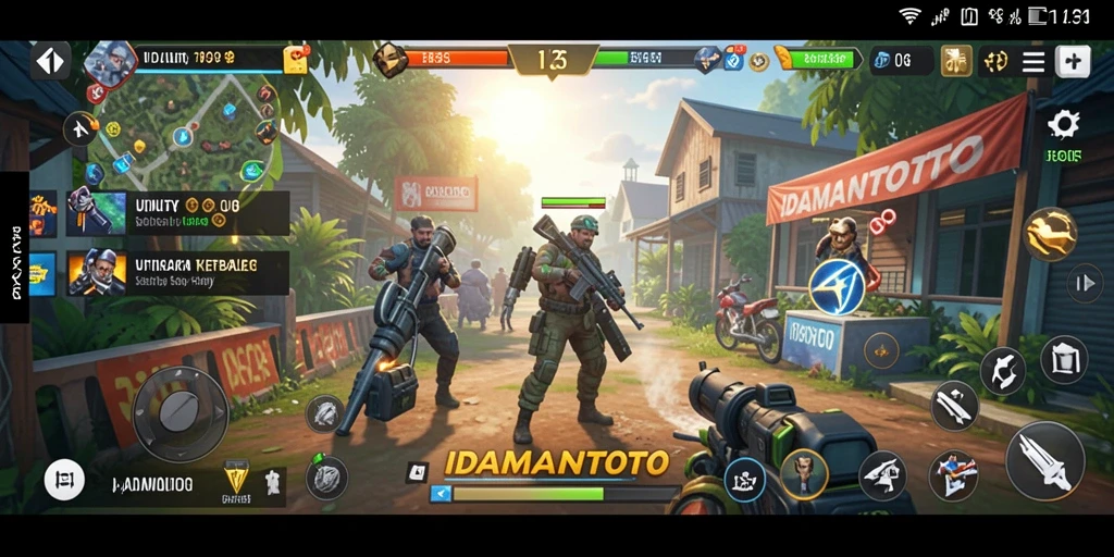 Tampilan antarmuka utama IDAMANTOTO yang intuitif dan menarik.