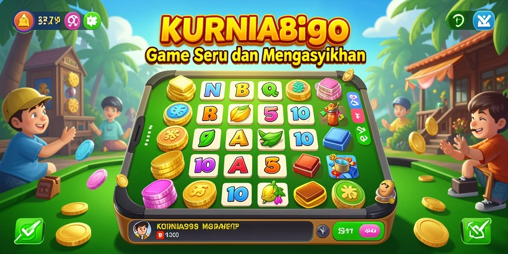 Tampilan gameplay Bingo yang seru dan menarik di KURNIA898.