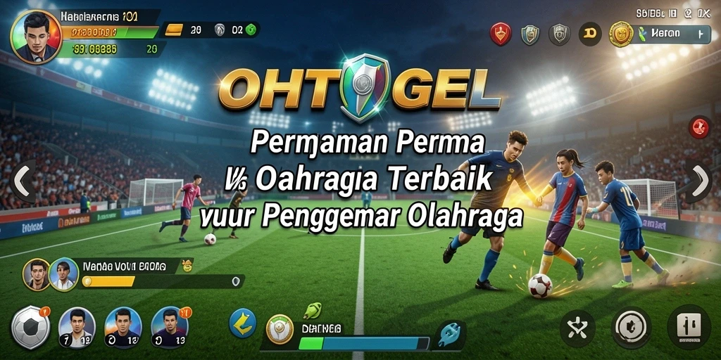 Tampilan permainan <strong>OHTOGEL</strong> dengan aksi olahraga yang seru.