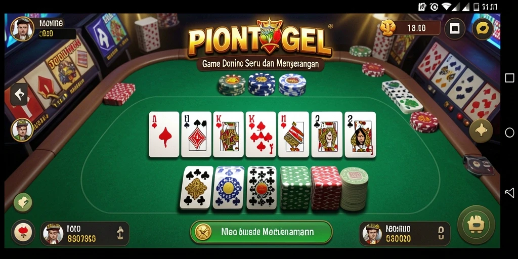 Tampilan gameplay Domino yang menarik di PIONTOGEL.