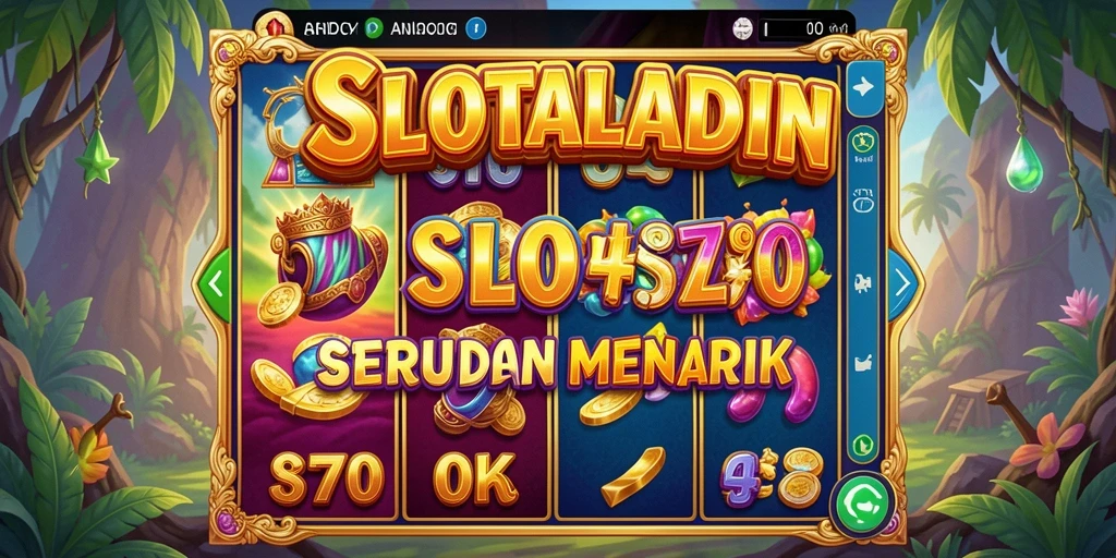 Tampilan permainan SLOTALADIN dengan grafik yang memukau.