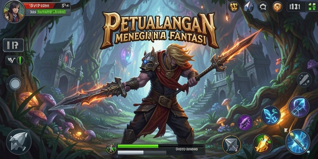 Tampilan gameplay menegangkan dalam petualangan SVIP1 yang epik.